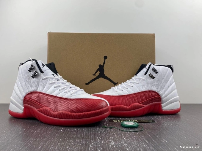 MaikeSneakers Cherry Jordan Retro Air 12 130690-110 0817